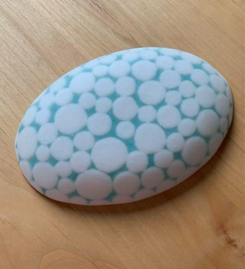 田子美紀さん⭐︎楕円形のドット模様プレート