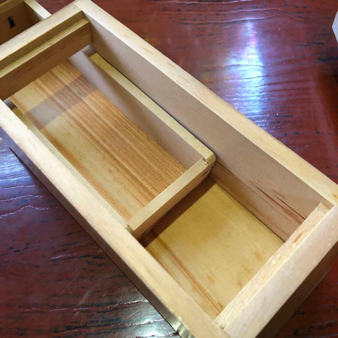 木曽檜製 特製 兎印 木製かつお節削り器 引き出し付き