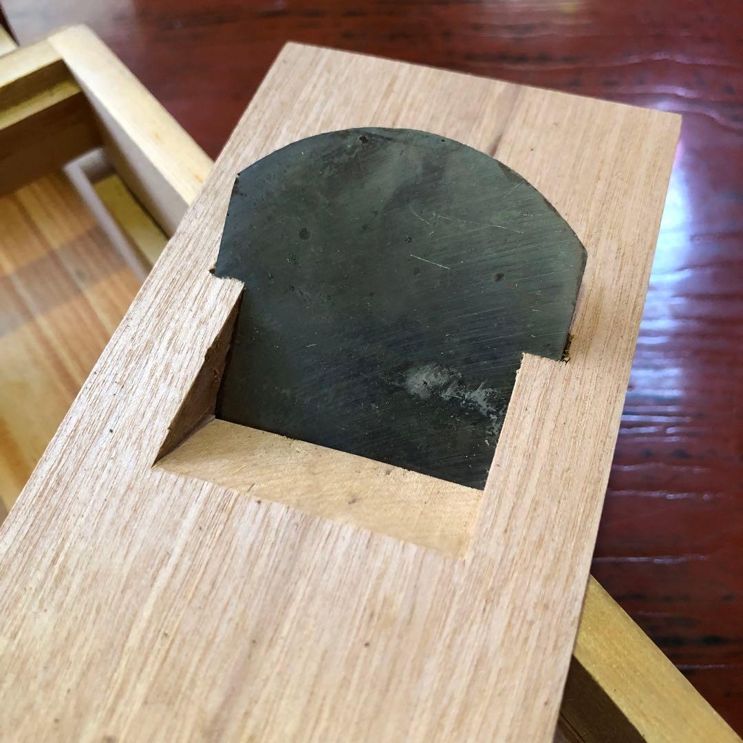 木曽檜製 特製 兎印 木製かつお節削り器 引き出し付き