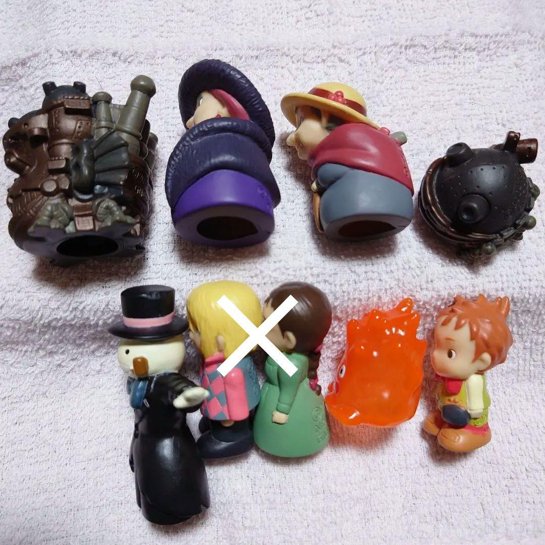 ジブリ 指人形 ソフビ ハウルの動く城 カルシファ マルクル セット フィギュア