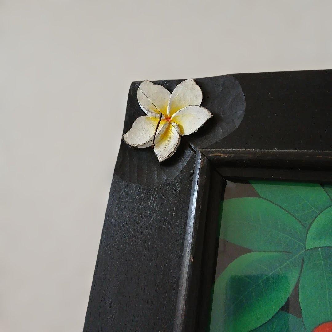 バリ 絵画 プンゴセカン 梟 ふくろう 幸運絵画 - メルカリ