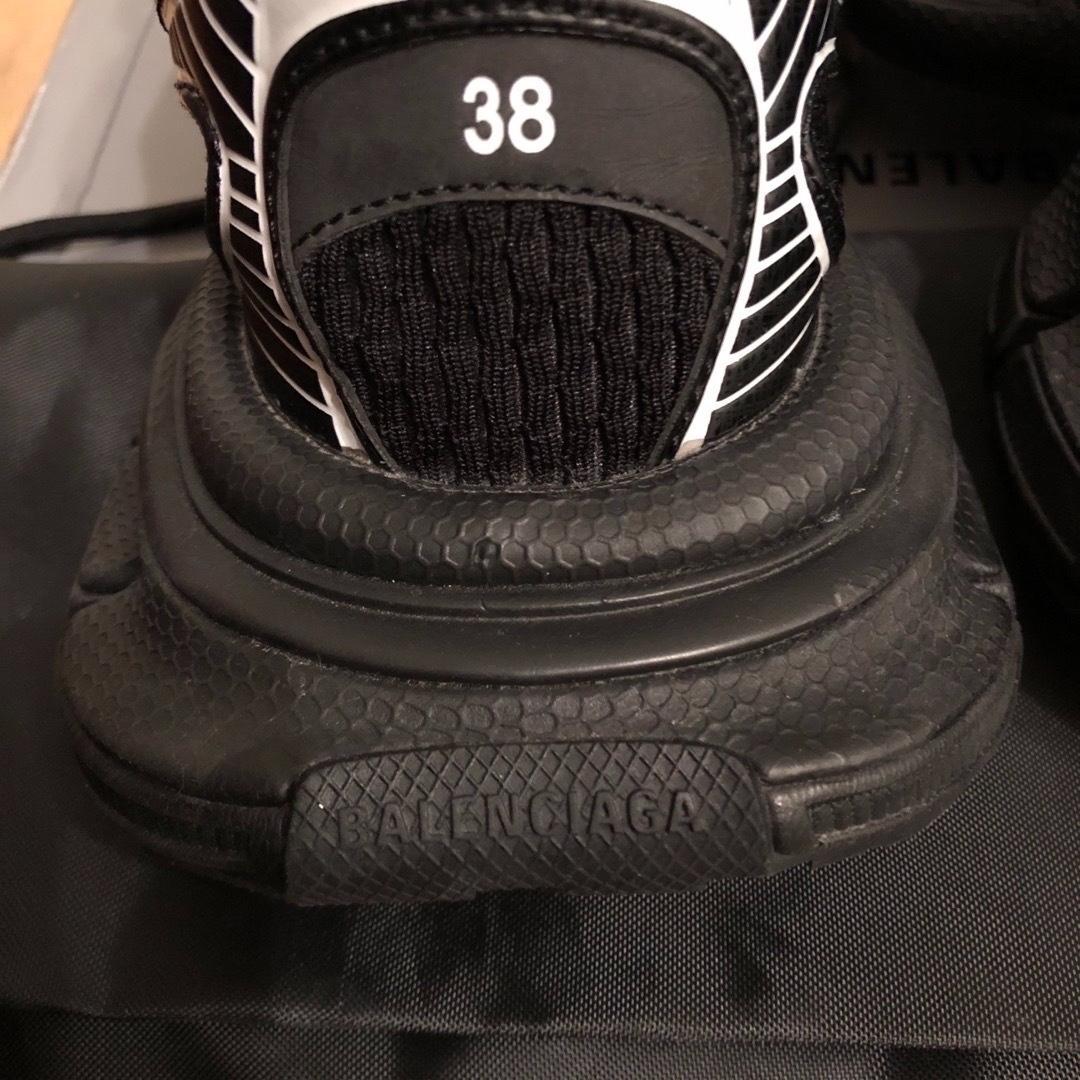 バレンシアガ　3xl ブラック　スニーカー 38