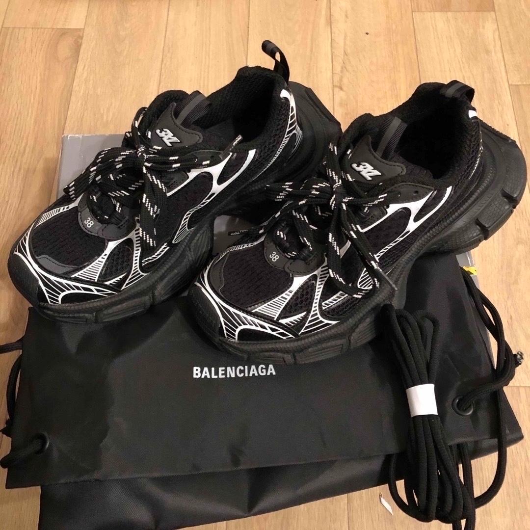 バレンシアガ　3xl ブラック　スニーカー 38