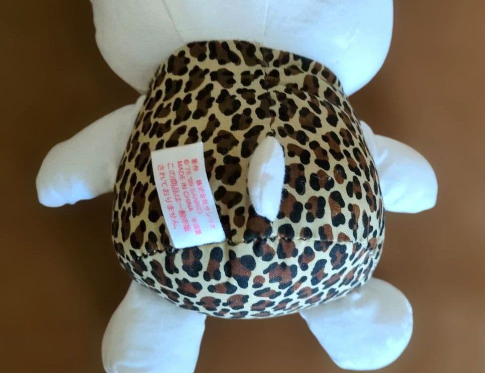 ハローキティ 1999年製 ヒョウ柄のキャラクターぬいぐるみ 非売品