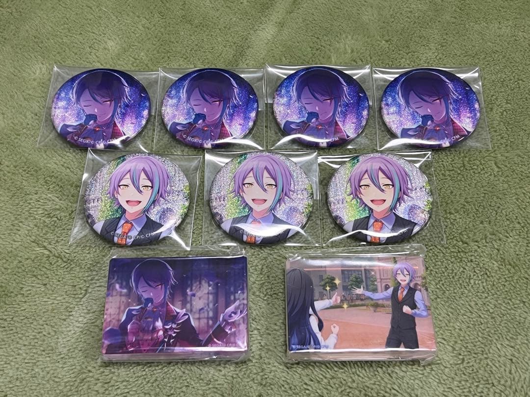 プロセカ ジュンブラ グリッター缶バッジ 神代類10A/B ノーブルアート