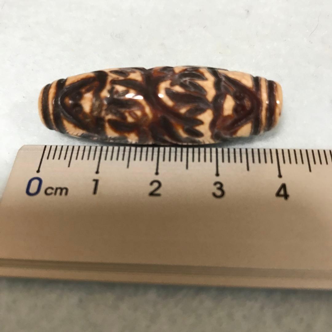 超珍品激レア‼︎ 彫刻特殊　二眼天珠　最強の魔除け