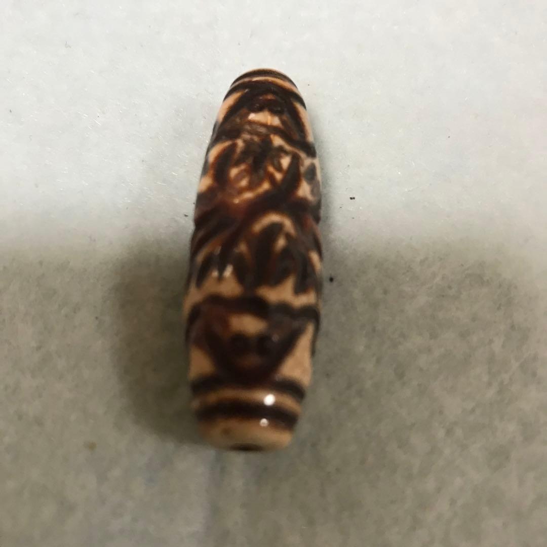 超珍品激レア‼︎ 彫刻特殊　二眼天珠　最強の魔除け