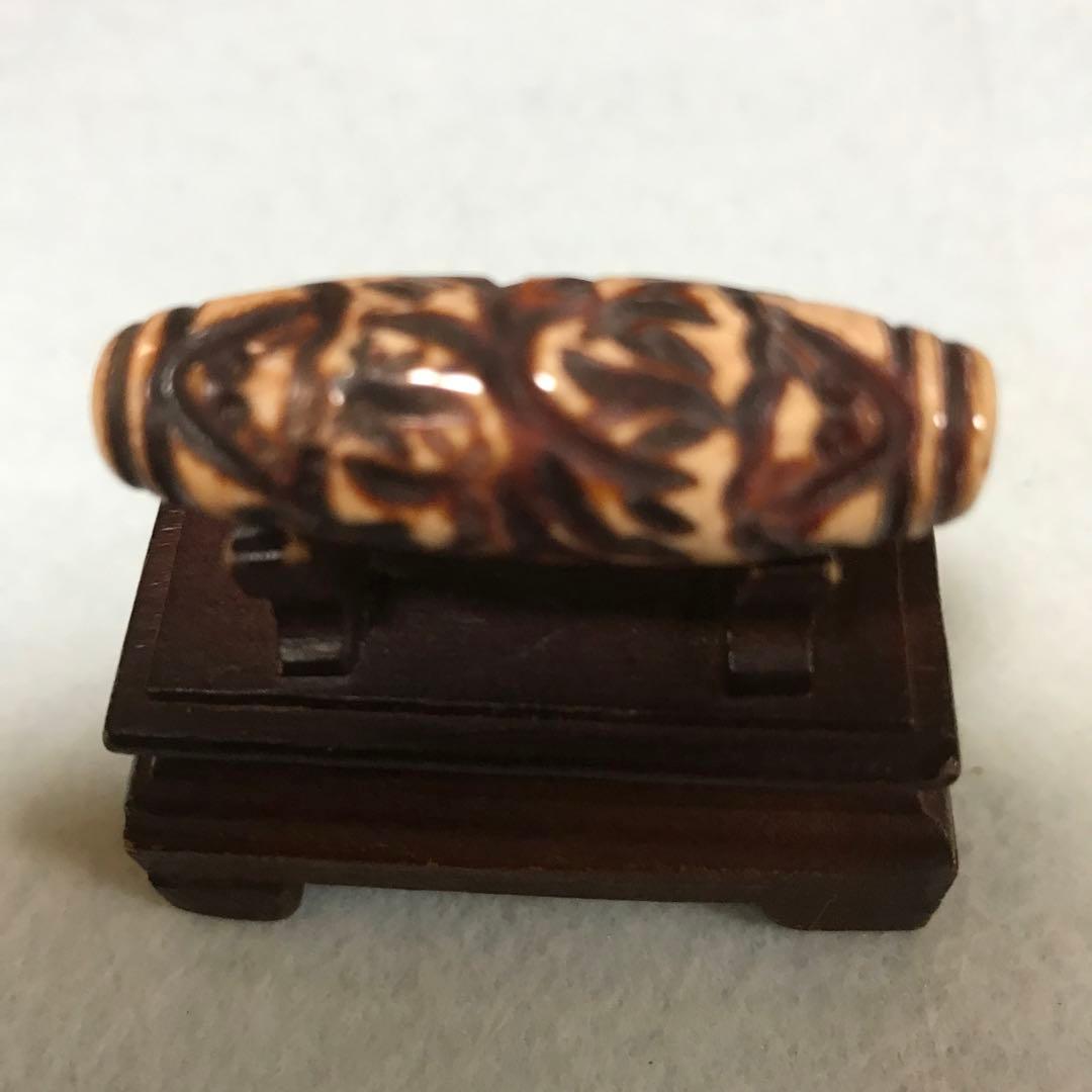 超珍品激レア‼︎ 彫刻特殊　二眼天珠　最強の魔除け