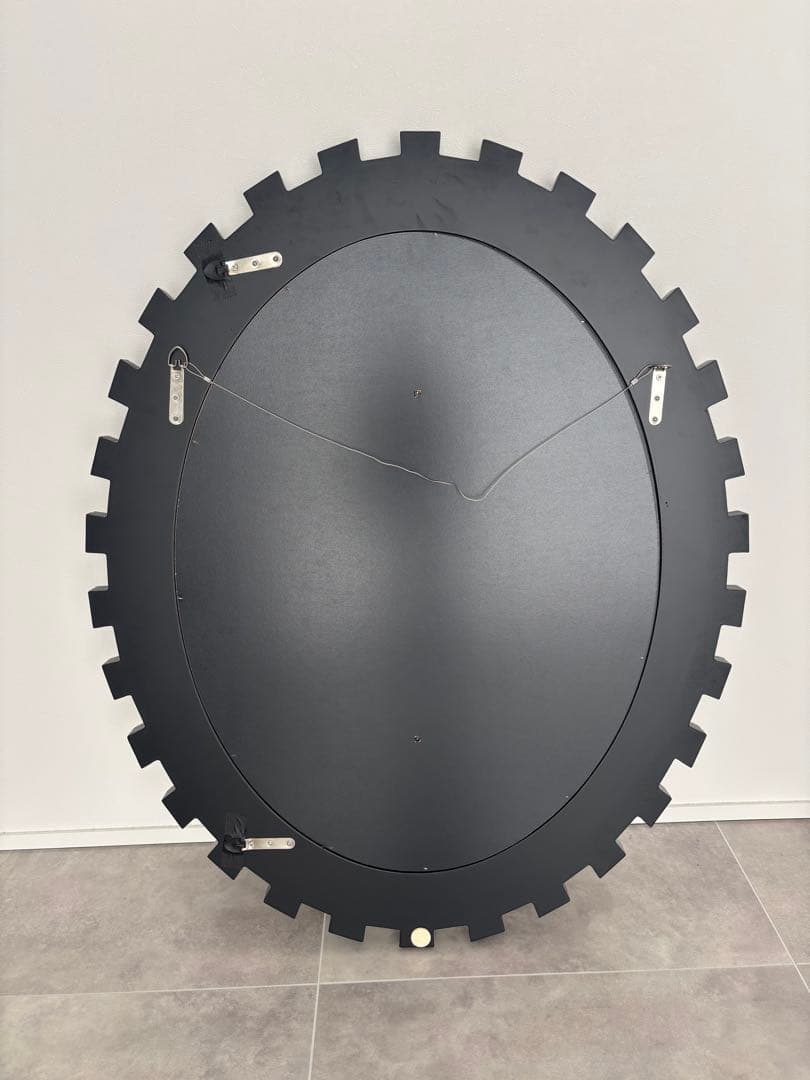 アンティーク 楕円形 壁掛け鏡