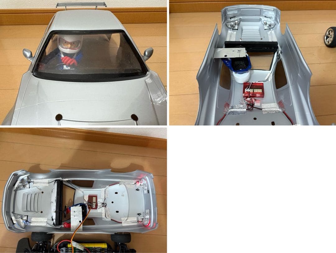 タミヤ 1/10電動RC 4WD R34 GT-R TT-01 現状品