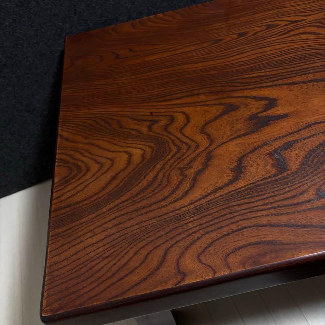 座敷机　レトロ　ちゃぶ台　折りたたみ　座卓　天然木　ローテーブル　ヴィンテージ