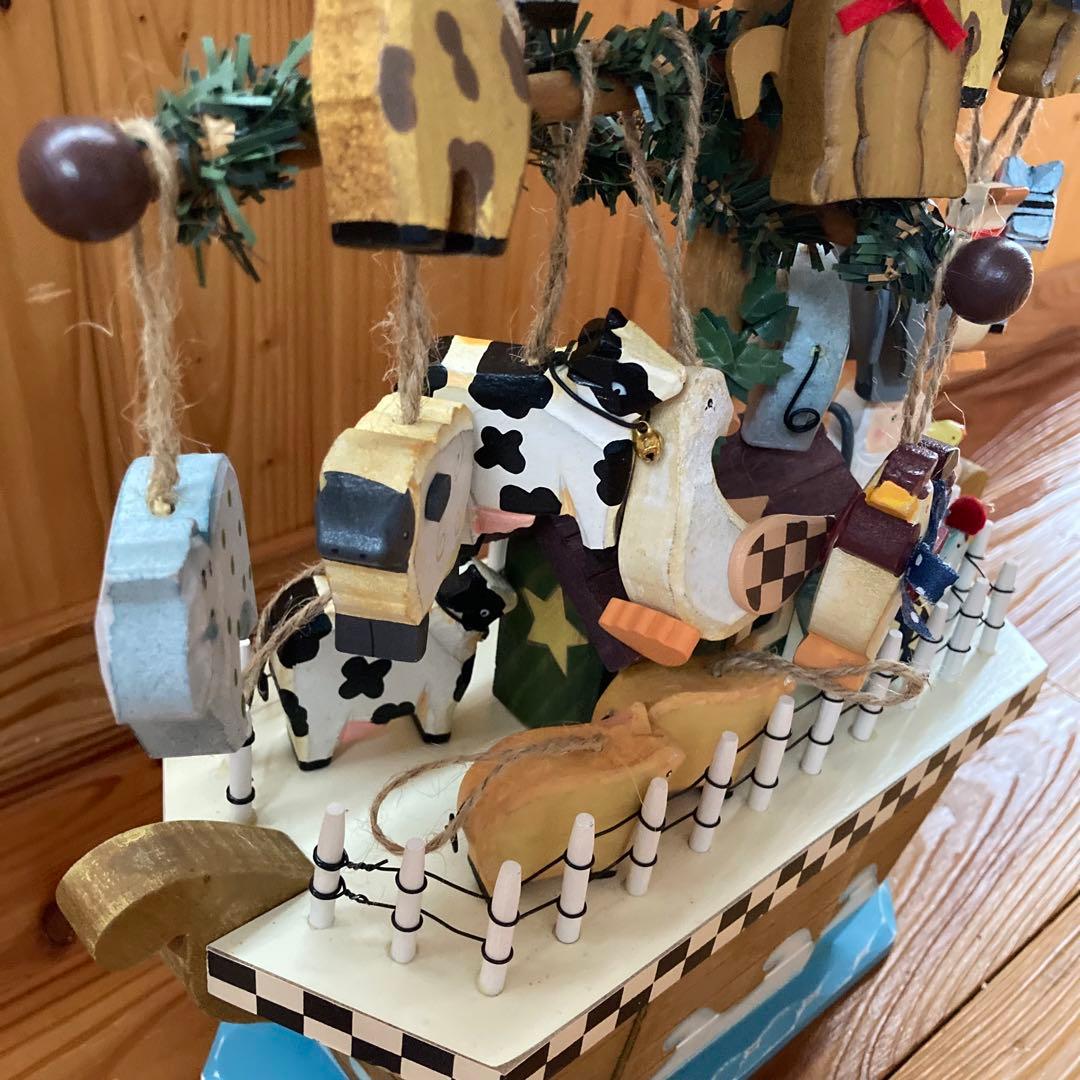 希少】ノアの方舟 動物 クリスマス飾り 置物 テーブルピース - メルカリ