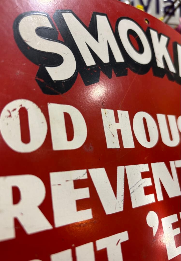 入手困難！　USA 灰皿　レッドプレート付き