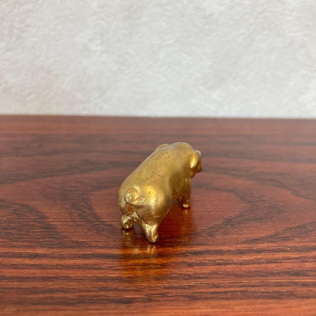 金のブタ　金猪　フィギュア　置物　ドイツ　ヴィンテージ