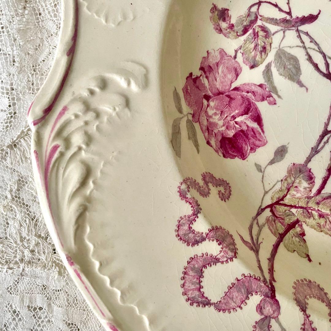 ぐ*る様 【希少レア美品】ジアン ヴェルサイユプレート ローズリボン