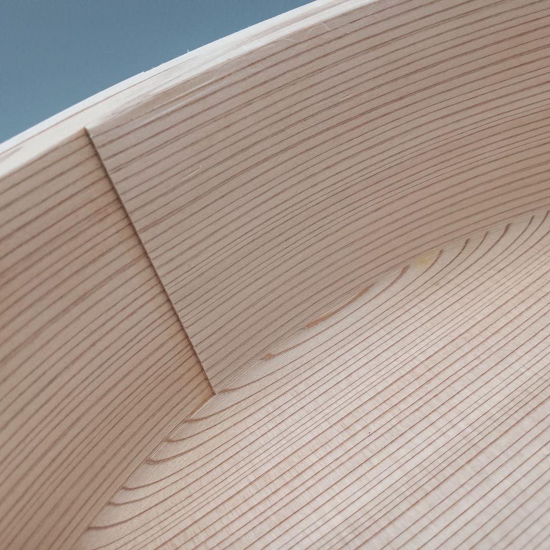 柴田慶信商店 飯切 尺 曲げわっぱ 天然杉 30cm 未使用品