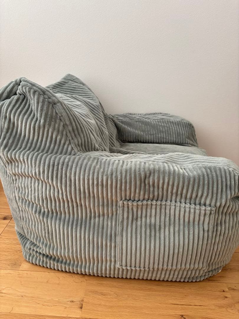 LOOSY1人掛けビーズソファミニ ミント - メルカリ