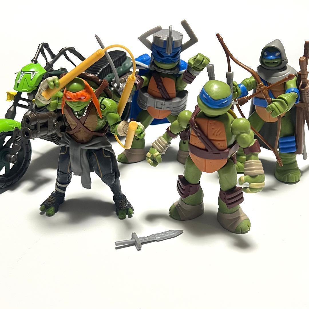 TMNT ミュータントタートルズ フィギュア レオナルド ミケランジェロ