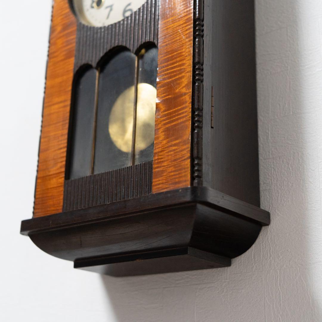 タカノ　柱時計　ボンボン時計　昭和　レトロ　オーバーホール済　動作品