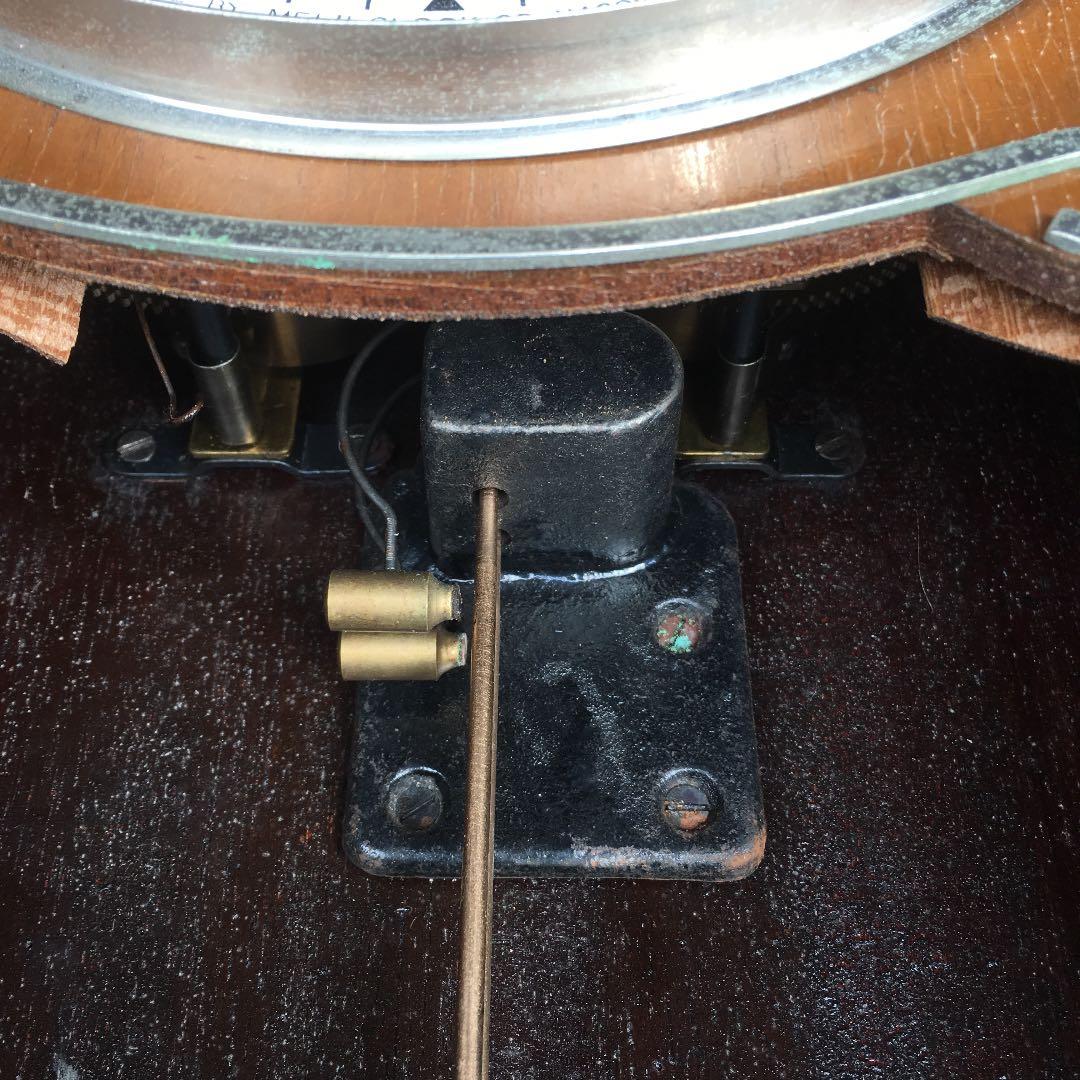 0386　明治 Meiji 掛時計 ゼンマイ 振り子時計