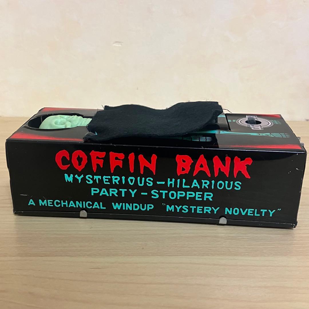 【当時物・レア】COFFIN BANKコフィンバンク ヴィンテージ ブリキ製貯金