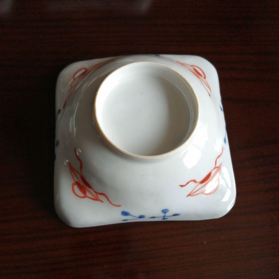 伊万里　金彩錦四方向付　10客　11.5cm　明治〜大正期