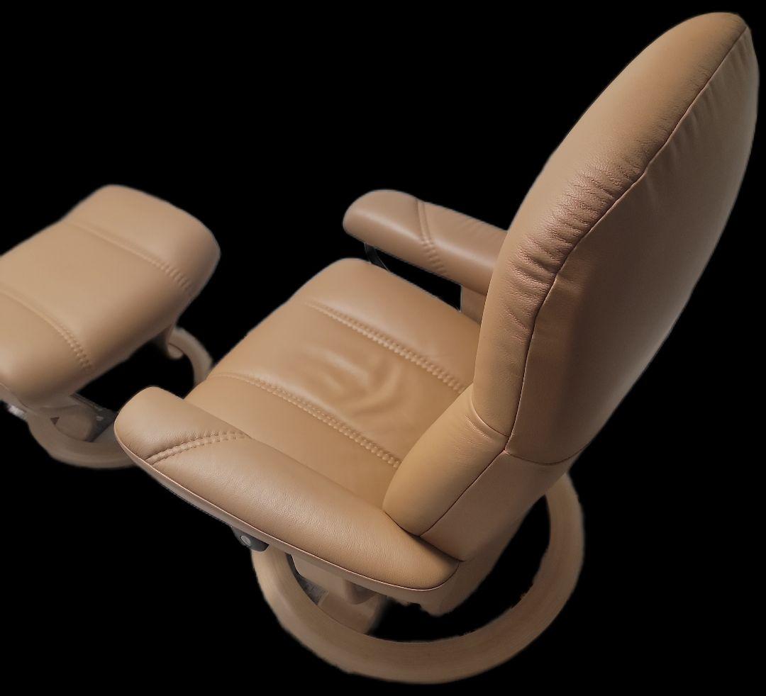 エコーネス リクライニングソファ オットマンセット