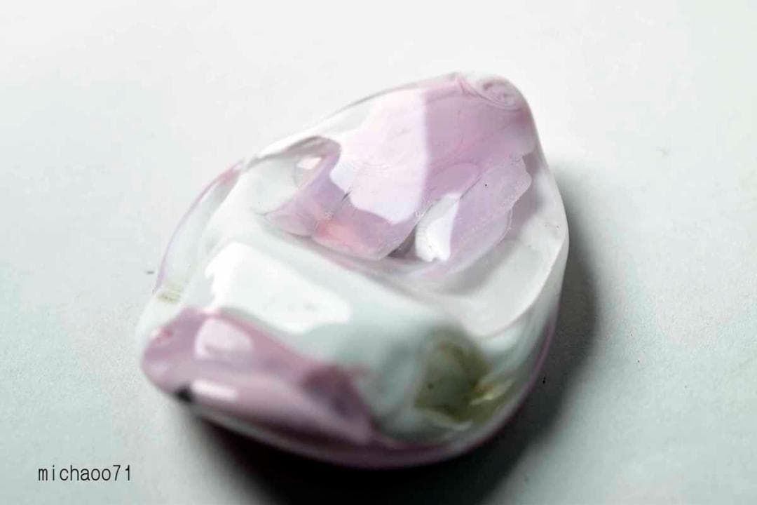 蝶　とんぼ玉 トンボ玉 蜻蛉玉 ペンダントトップ ガラス細工　13468-491