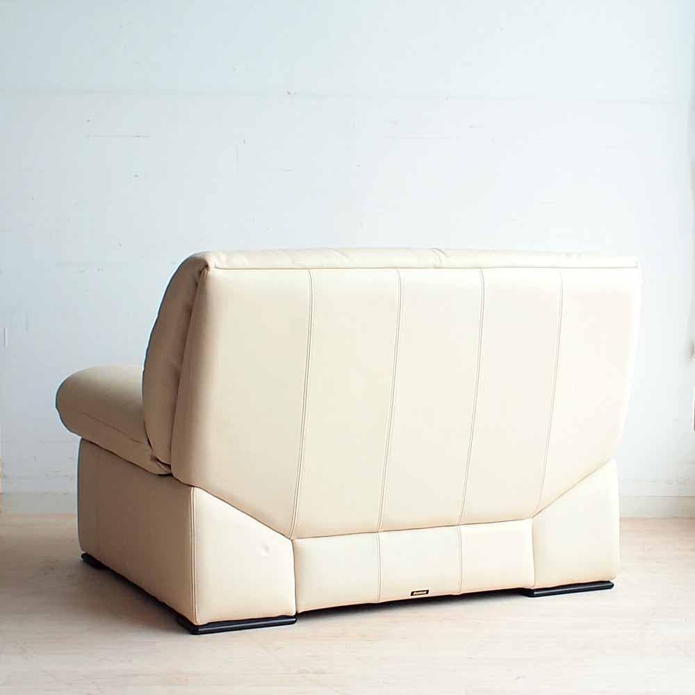 カリモク 「domani/エクセルライフ」 シングルソファ 本革 ZR24326