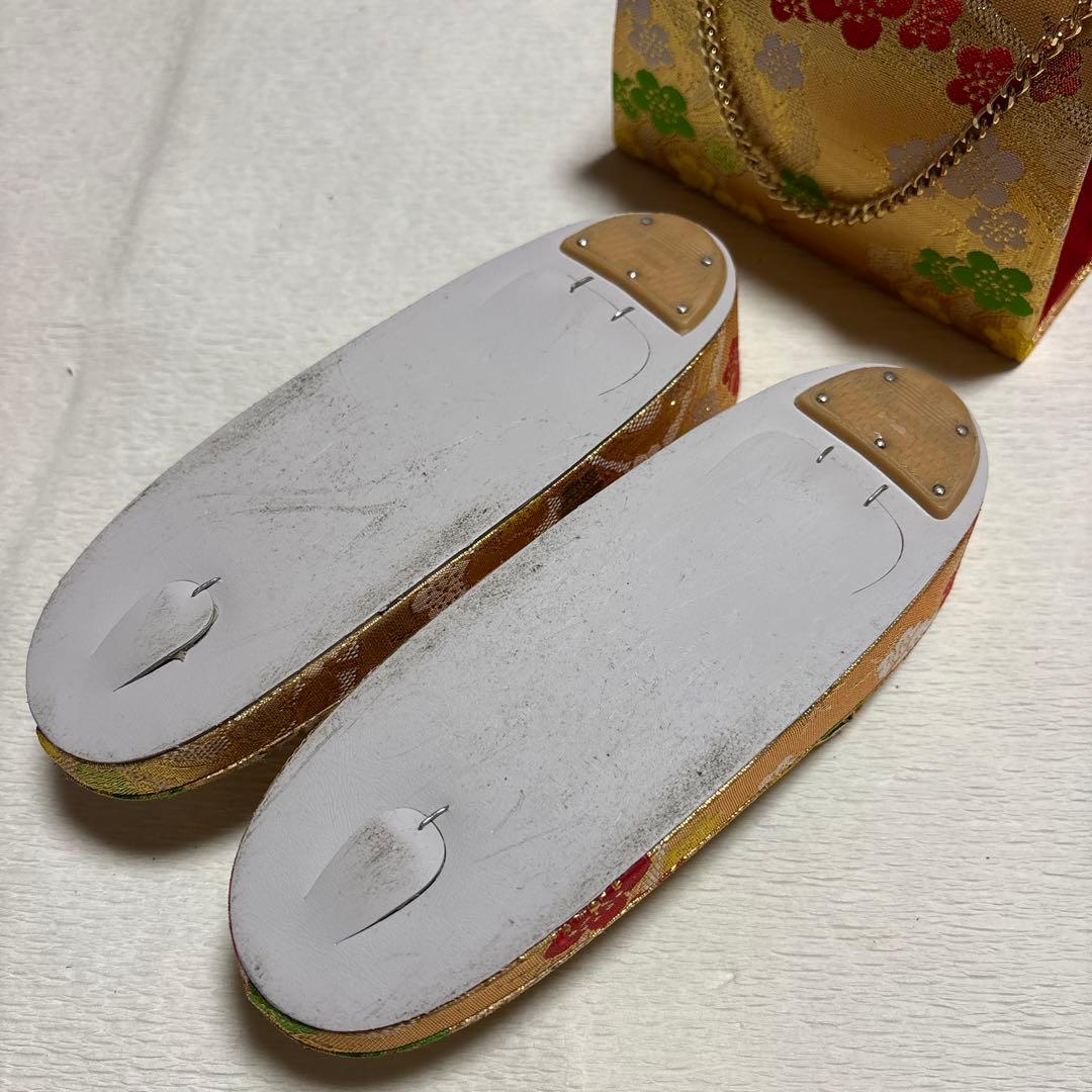 七五三　着物セット　7歳　ダークグリーン　美品