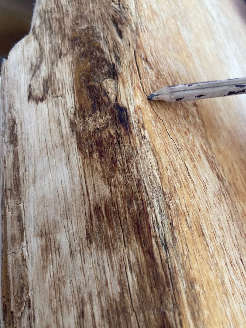 送料込○太いラインが美しいモンキーポッド貴重な一枚板テーブル天板