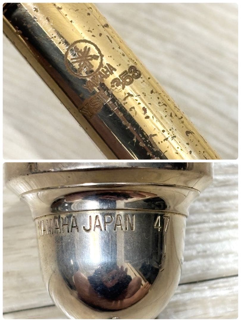 音出し確認済 YAMAHA ヤマハ テナートロンボーン YSL 353 赤ベル