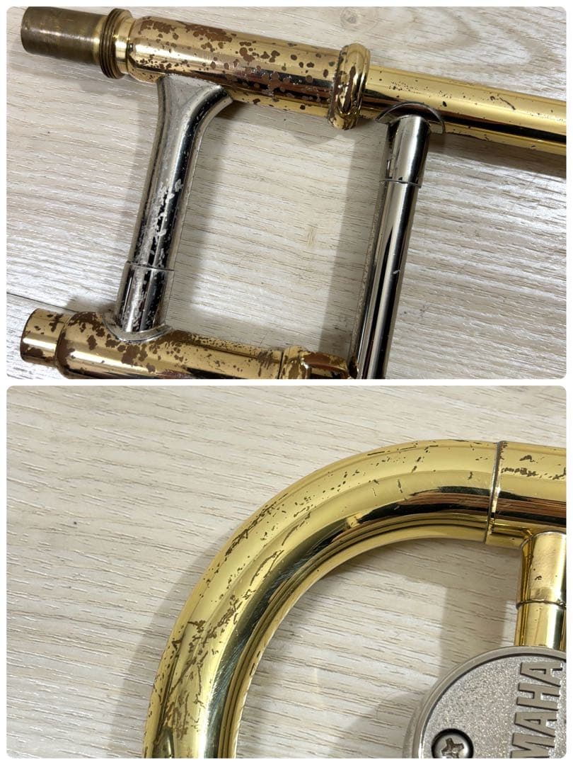 音出し確認済 YAMAHA ヤマハ テナートロンボーン YSL 353 赤ベル