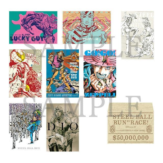 ジョジョキャラバン B2 ポスター ポストカード ショッパー クリア