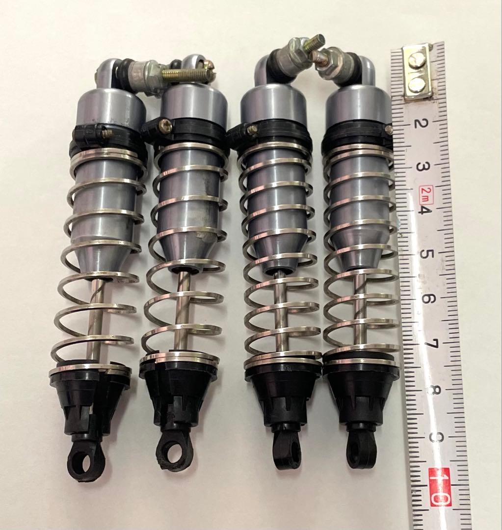 z*e様 タミヤ製ハイキャップアルミオイルダンパーフロントリア4本セット