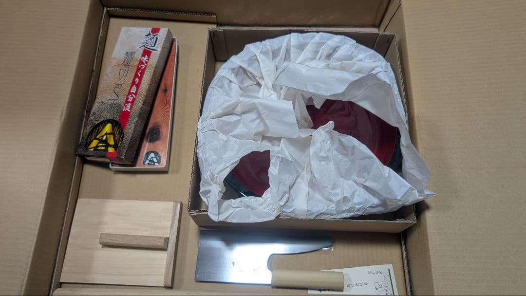 （入門DVD付）家庭用 麺打ち道具セットA　未使用品