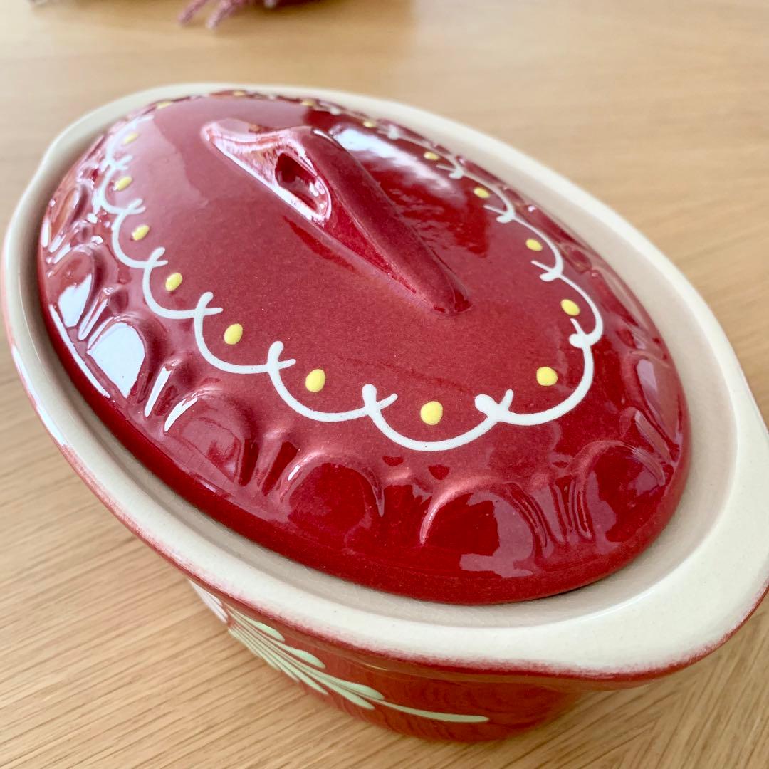 フランス陶器 アルザス陶器 BECK ベック社 テリーヌ型 ベッコフ鍋