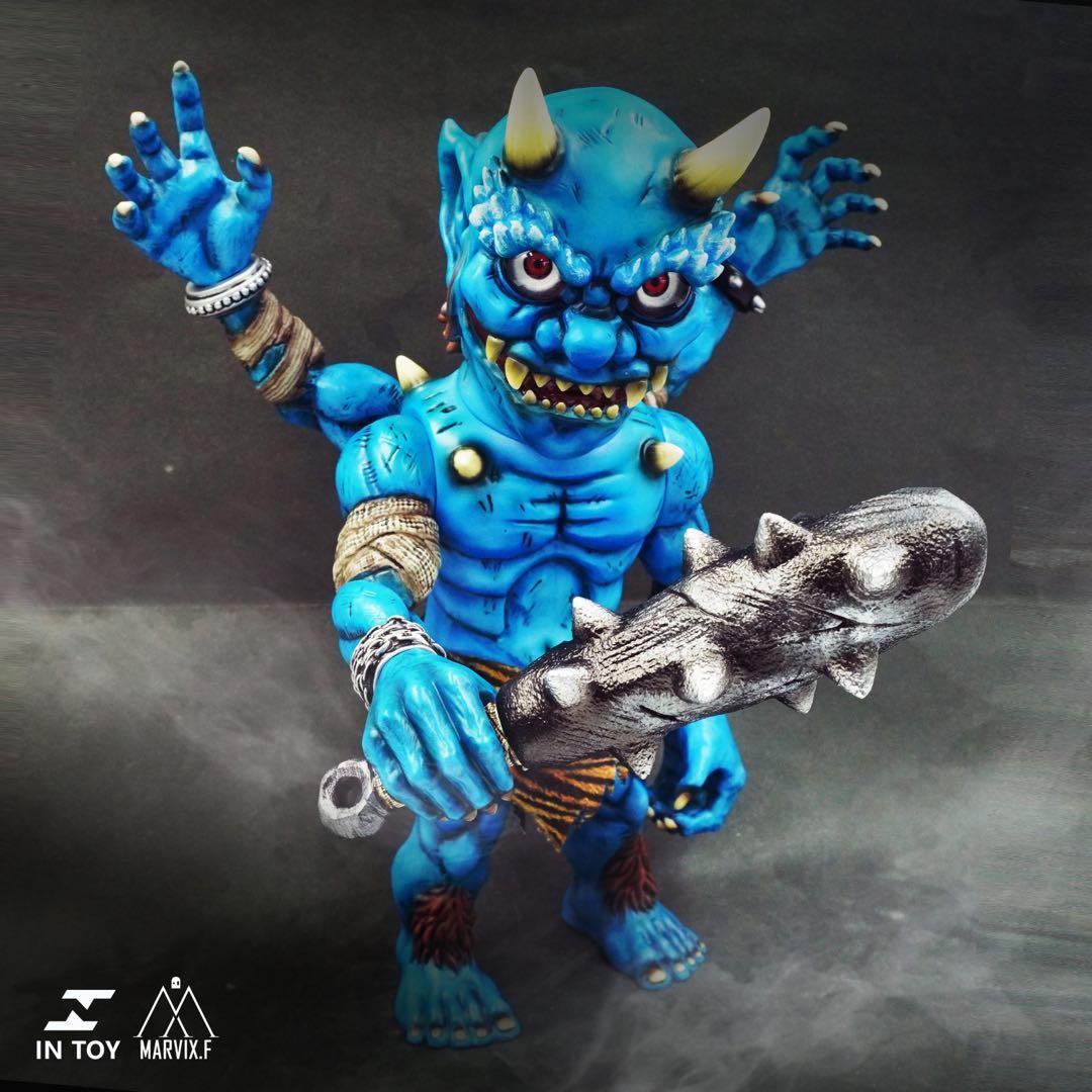 鬼入道 二期色 青竜エディション デビル 怪獣 可動 ソフビ フィギュア