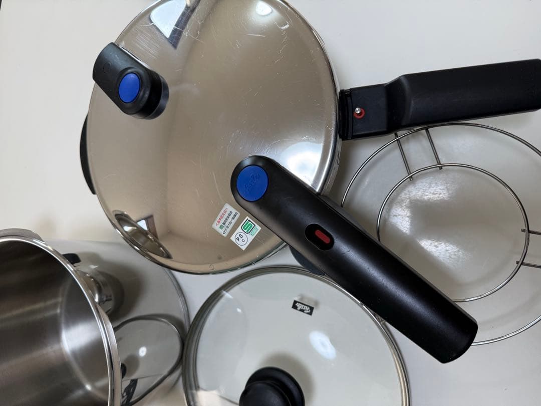 フィスラー　ビタクイック　圧力鍋　4.5L 2.5Lセット