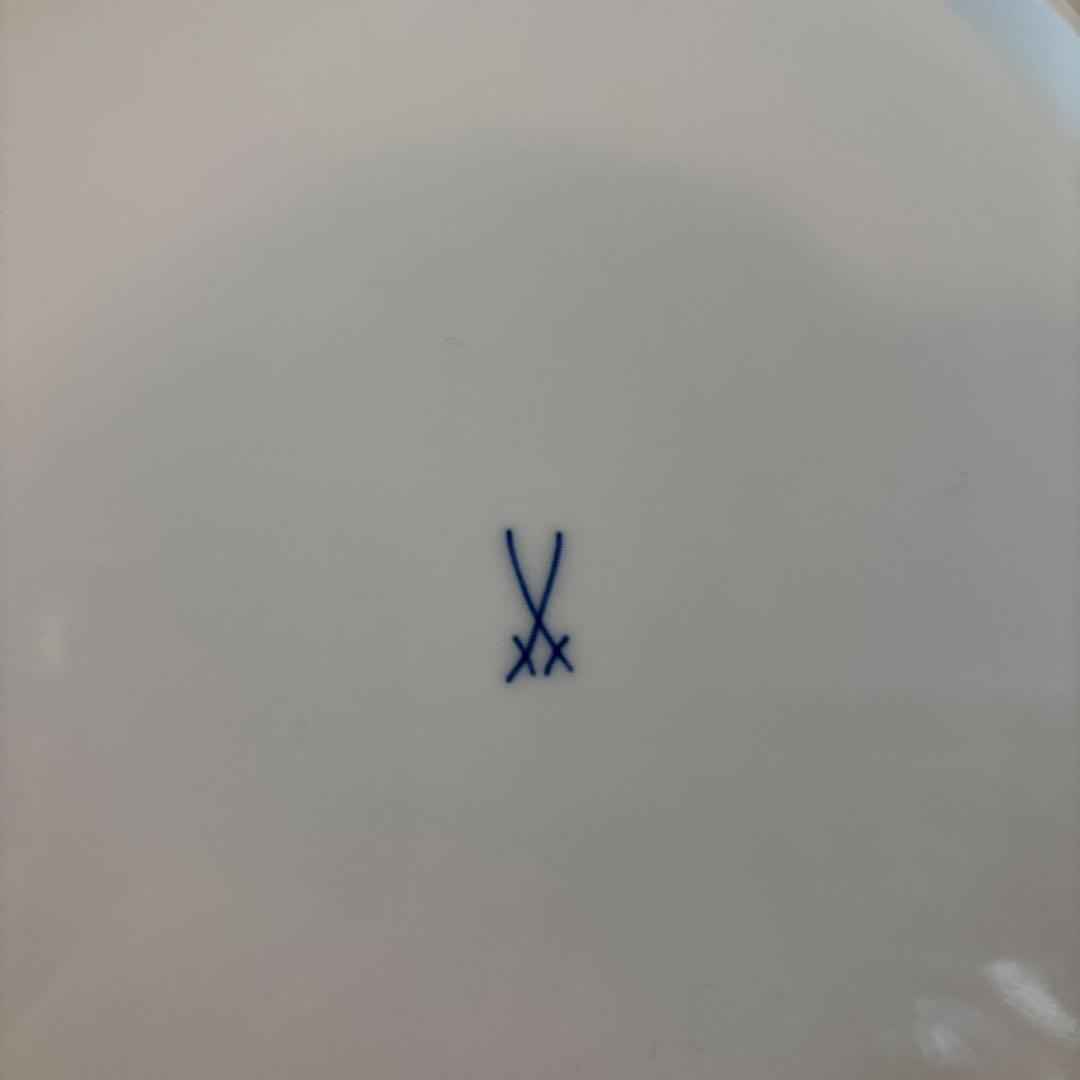 希少マイセン　ブルーオーキッド大皿31cm