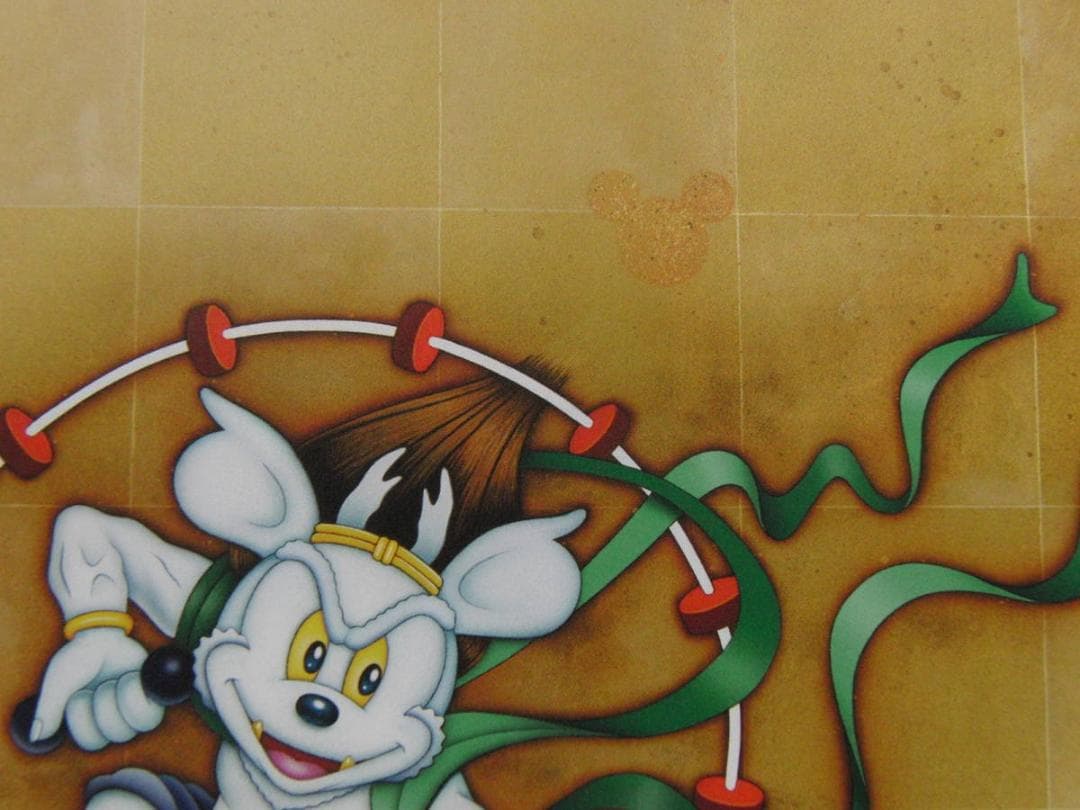 高橋宣光、【雷神】、希少な額装用画集より、状態良好、新品額装付