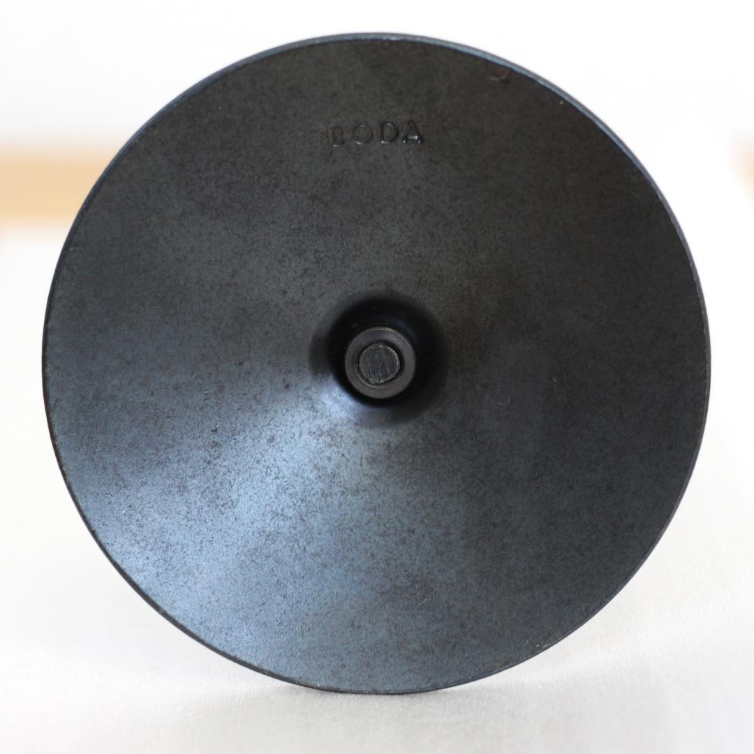 【美品・刻印】エリックホグラン　キャンドルスタンド オニオン型2段　クリア 02