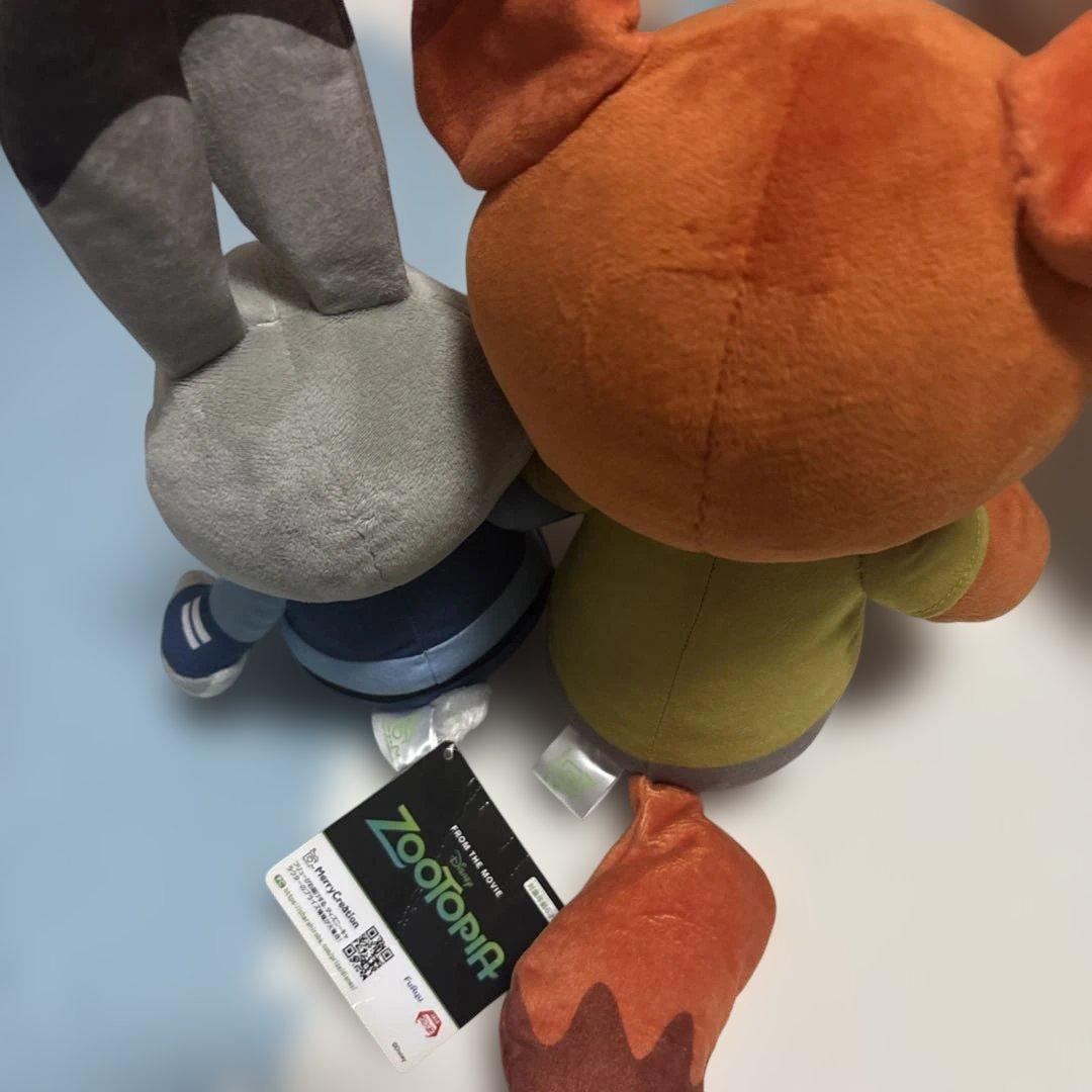 ズートピア ペアぬいぐるみ ニック & ジュディ ディズニー - メルカリ