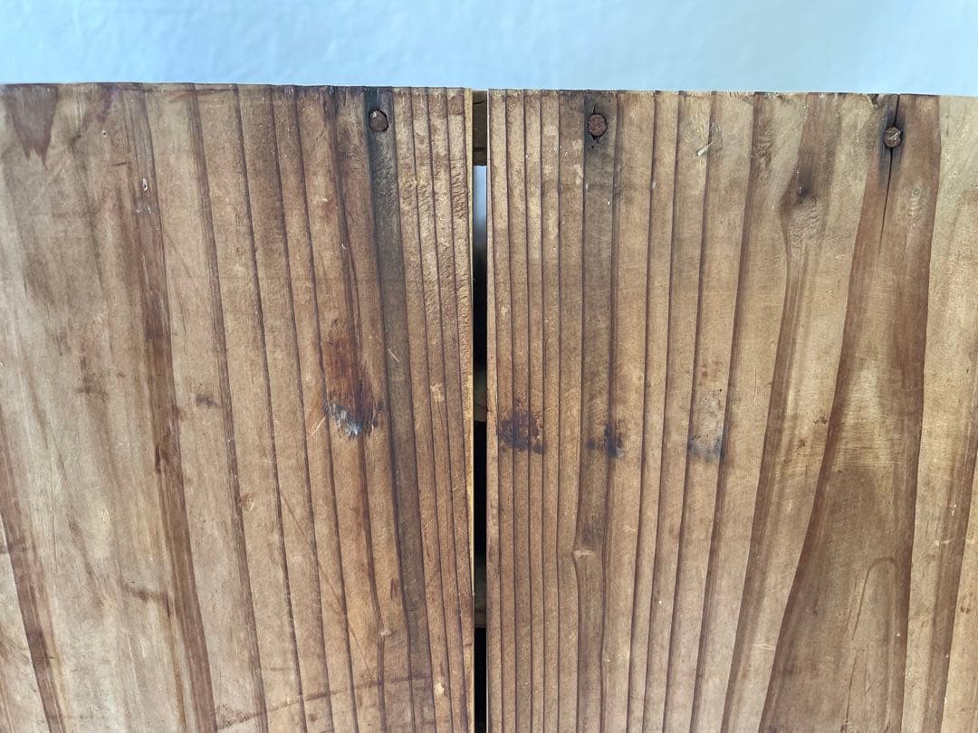 昭和レトロ　アンティーク家具　木製棚　書類棚