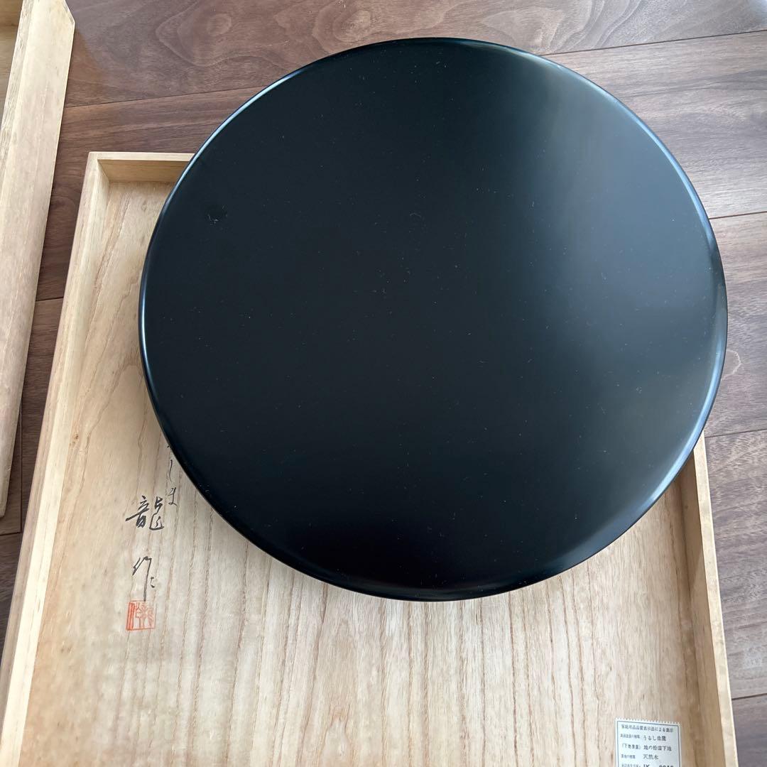 輪島塗.わじま龍作.茶盆