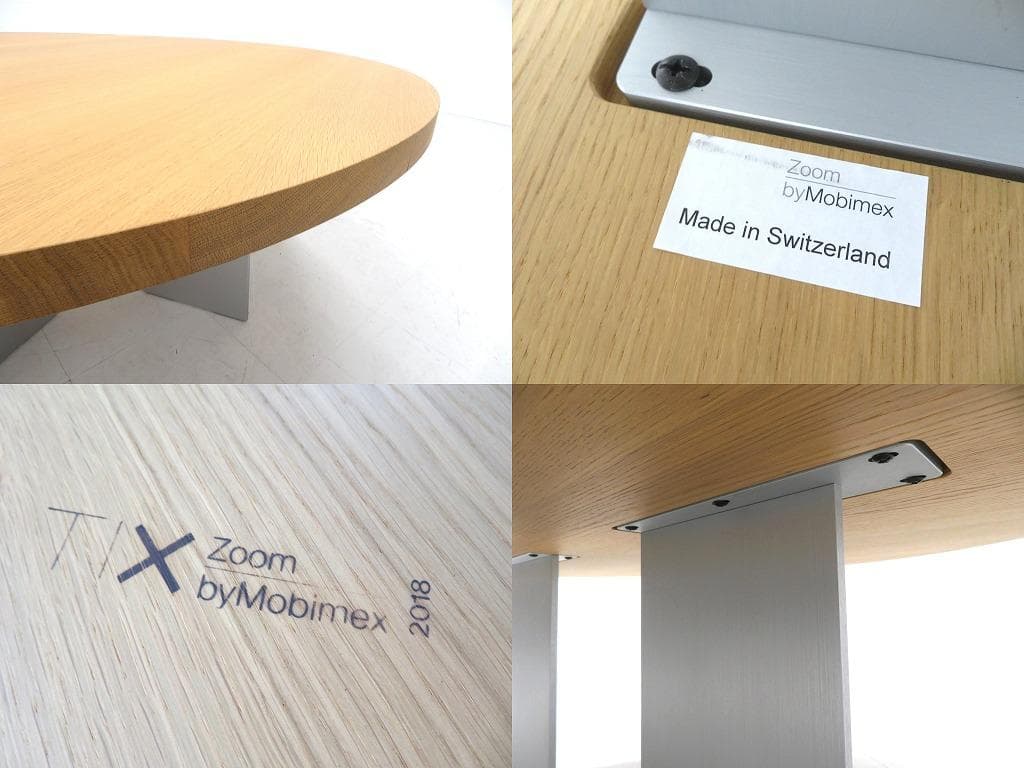 展示品　モビメックス　オーク材　無垢材　コーヒーテーブル　センターテーブル