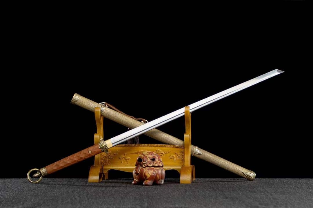 神闕環首焼刃唐刀-T 10焼刃 古兵器 武具　刀装具　日本刀　模造刀 居合刀