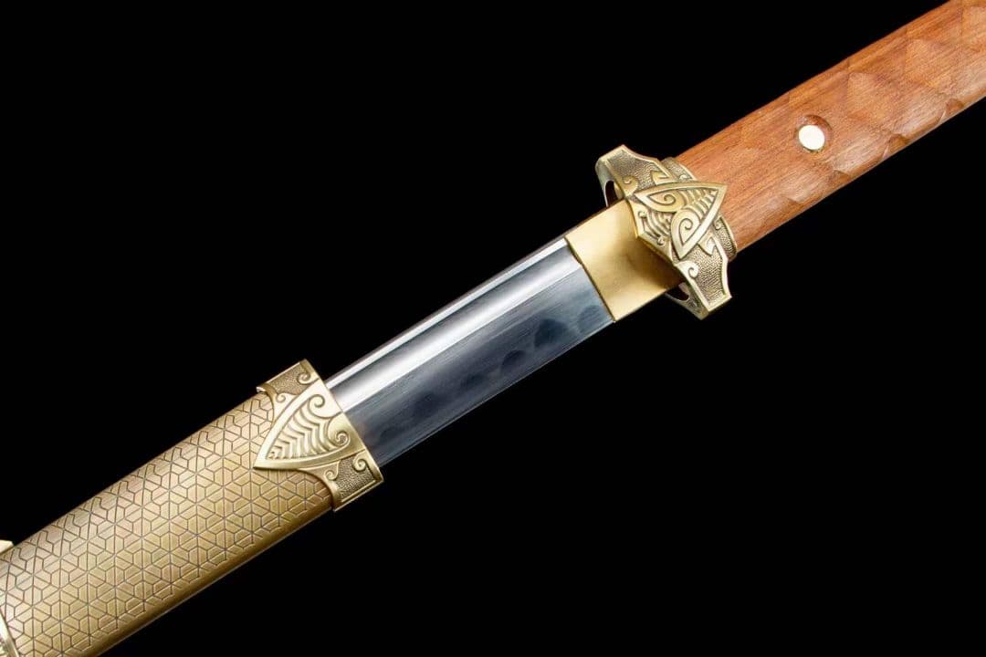 神闕環首焼刃唐刀-T 10焼刃 古兵器 武具　刀装具　日本刀　模造刀 居合刀