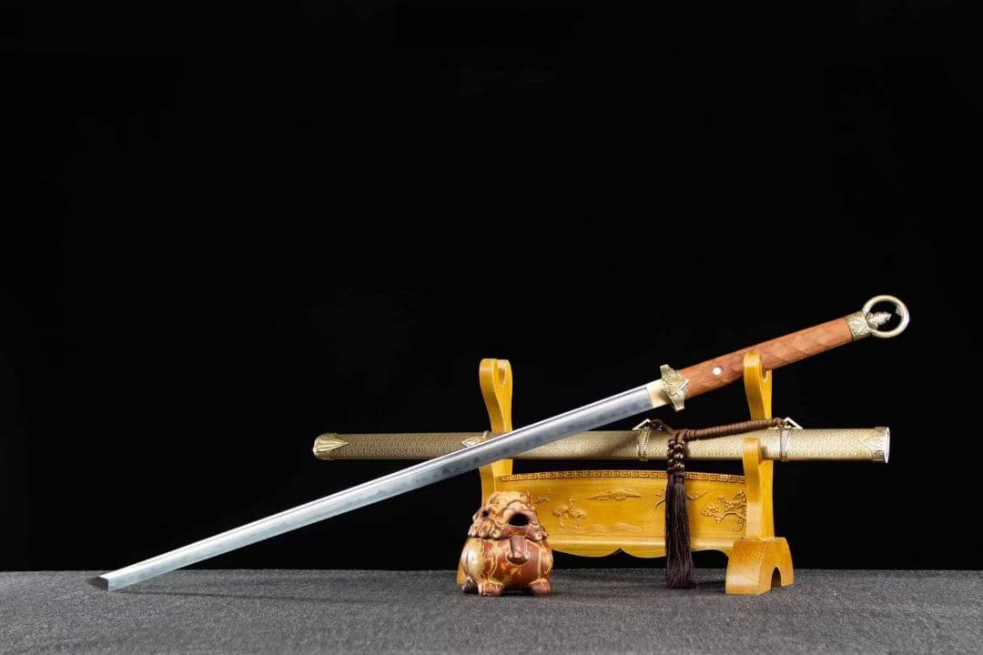 神闕環首焼刃唐刀-T 10焼刃 古兵器 武具　刀装具　日本刀　模造刀 居合刀