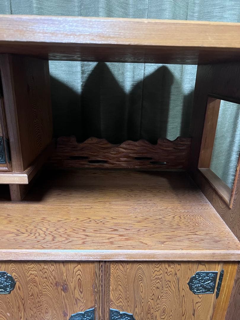 屋久杉 茶棚 キャビネット 飾り棚 茶箪笥 和家具